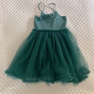 Never Worn Emerald Green Party Dress 2-3 years